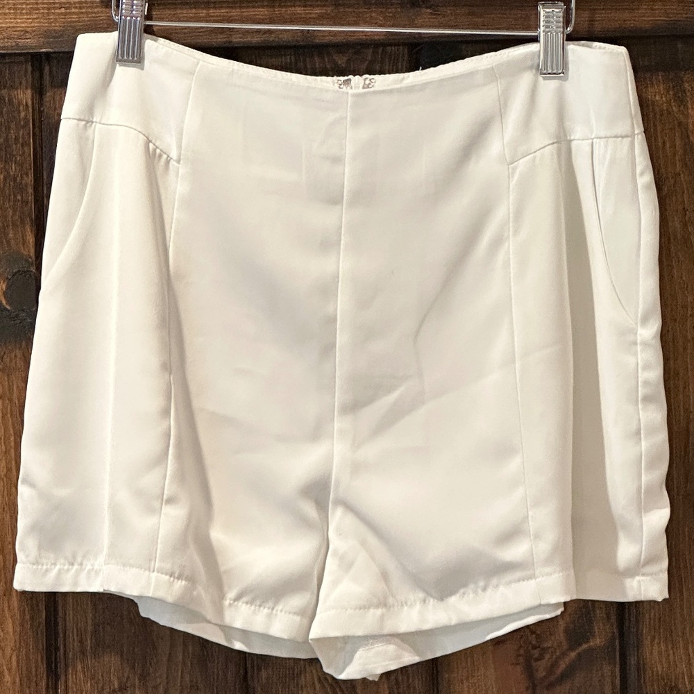 White Dress Shorts